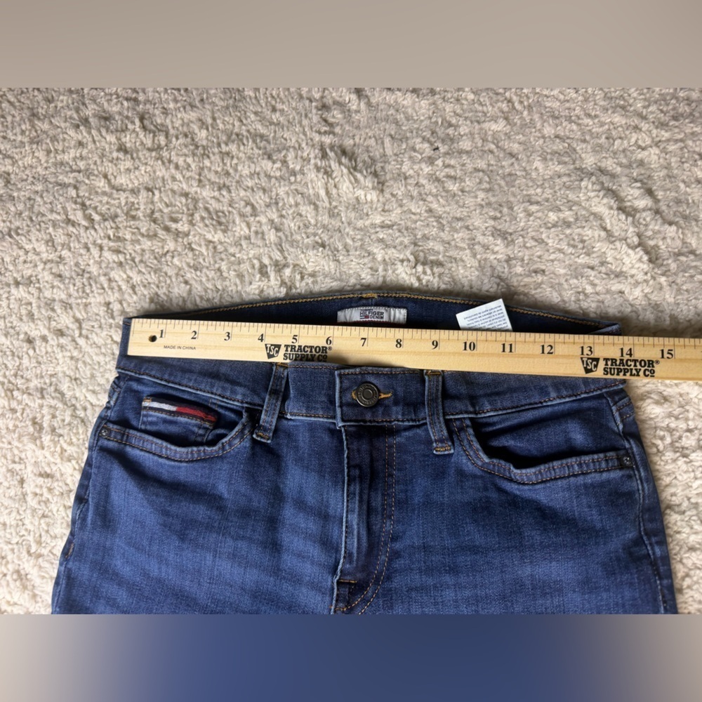 Women’s 4 Tommy Hilfiger Dark Blue Skinny Jeans GUC - Picture 5 of 7